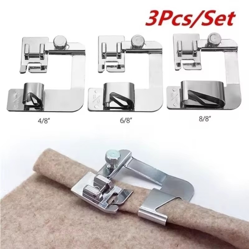 Sewing Gauge Ruler - ชุดอุปกรณ์เย็บชายผ้า 1/3 ชิ้น ตัวเย็บชายผ้าแบบกว้าง 1 ชิ้น