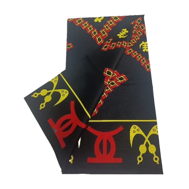 Sewing Batik Fabric - ผ้าแอฟริกันแว็กซ์ล่าสุด 6 หลา ผ้าฝ้าย 100% ผ้าแว็กซ์ไนจีเรีย