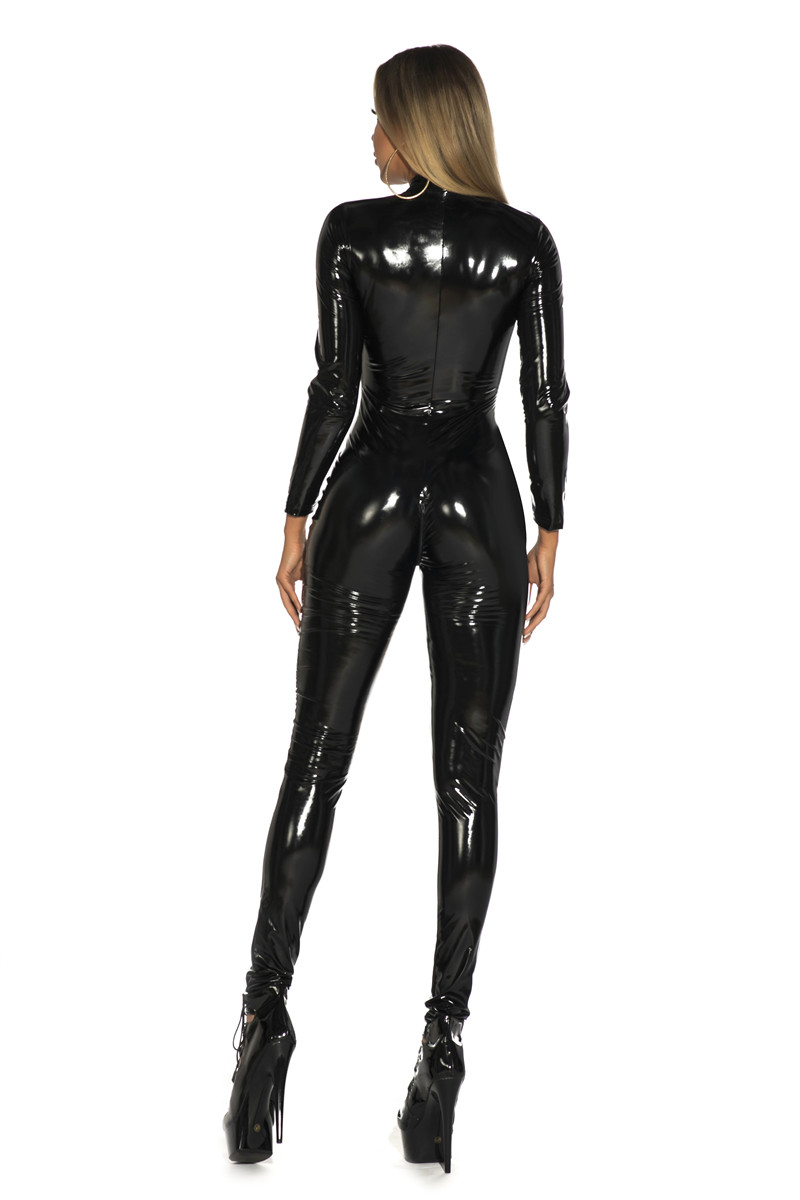ผู้หญิงเซ็กซี่ PU หนัง Faux Ju - Sewing Latex บทวิจารณ์และราคา
