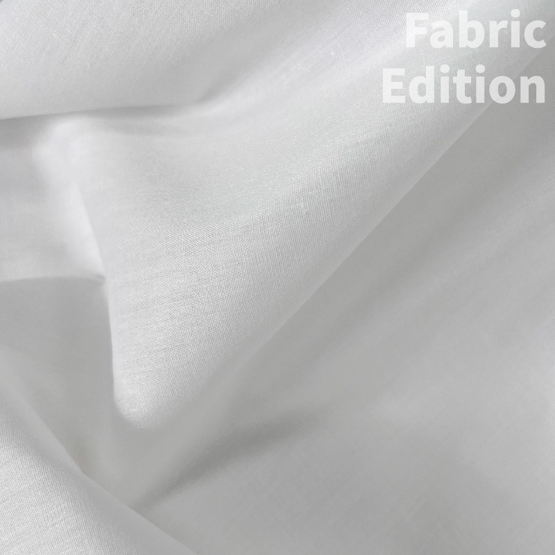 ผ้าฝ้ายสีขาวน้ำหนักเบา L300XW1 - Sewing Batik Fabric บทวิจารณ์และราคา