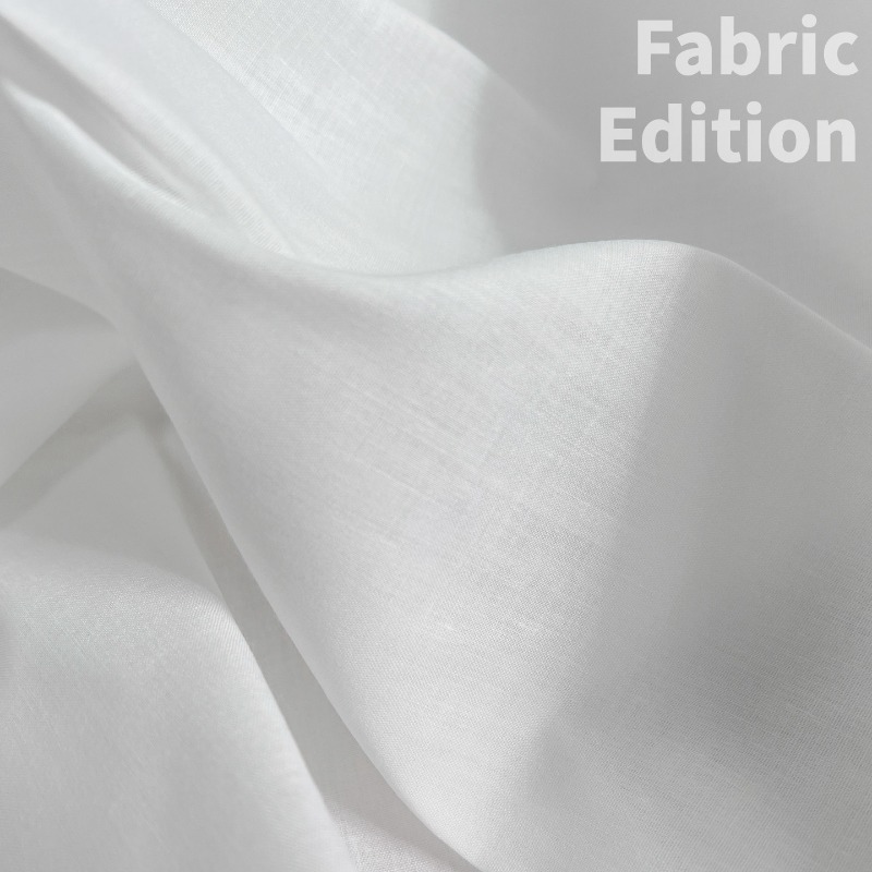ผ้าฝ้ายสีขาวน้ำหนักเบา L300XW1 - Sewing Batik Fabric บทวิจารณ์และราคา
