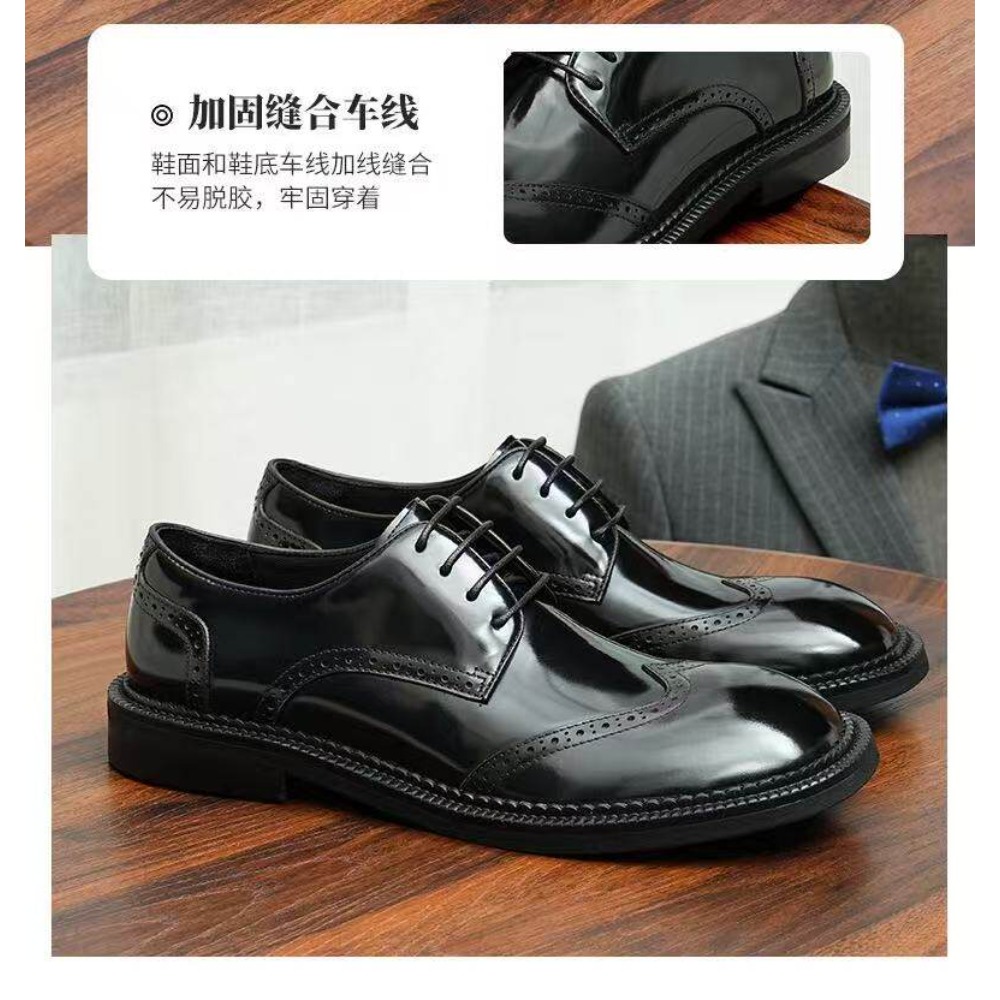 รองเท้าหนังแท้ผู้ชายแฟชั่น รอง - Sewing Latex บทวิจารณ์และราคา