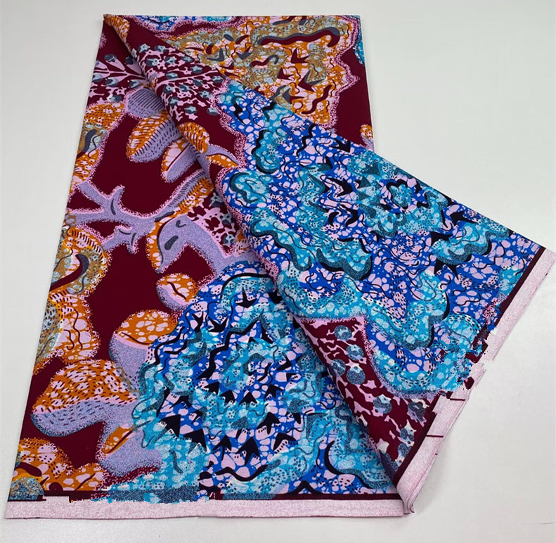 ผ้าพิมพ์ลายแว็กซ์ไนจีเรีย อังก - Sewing Batik Fabric บทวิจารณ์และราคา