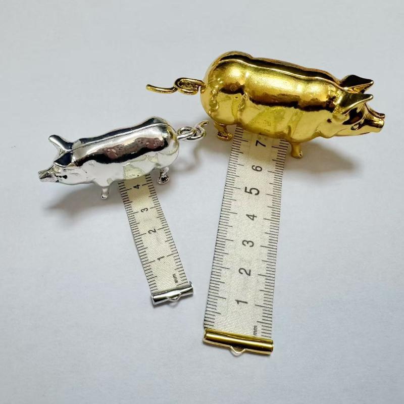 (Ce14) ตลับเมตรขนาดเล็กลายหมูโ - Sewing Gauge Ruler บทวิจารณ์และราคา