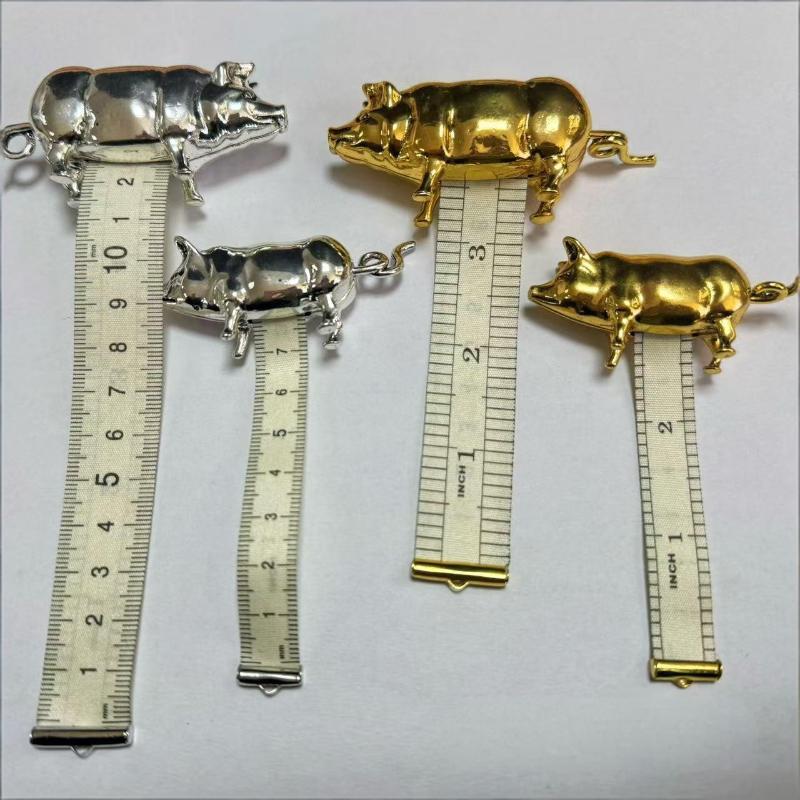(Ce14) ตลับเมตรขนาดเล็กลายหมูโ - Sewing Gauge Ruler บทวิจารณ์และราคา