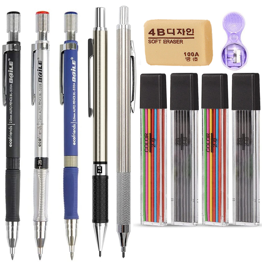ดินสอกด 2.0 มม. 2B ดินสอเขียนแ - Staedtler Pencil Lumocolor บทวิจารณ์และราคา