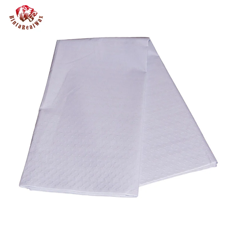 Jacquardผ้าโพลีเอสเตอร์Bazin R - Sewing Batik Fabric บทวิจารณ์และราคา