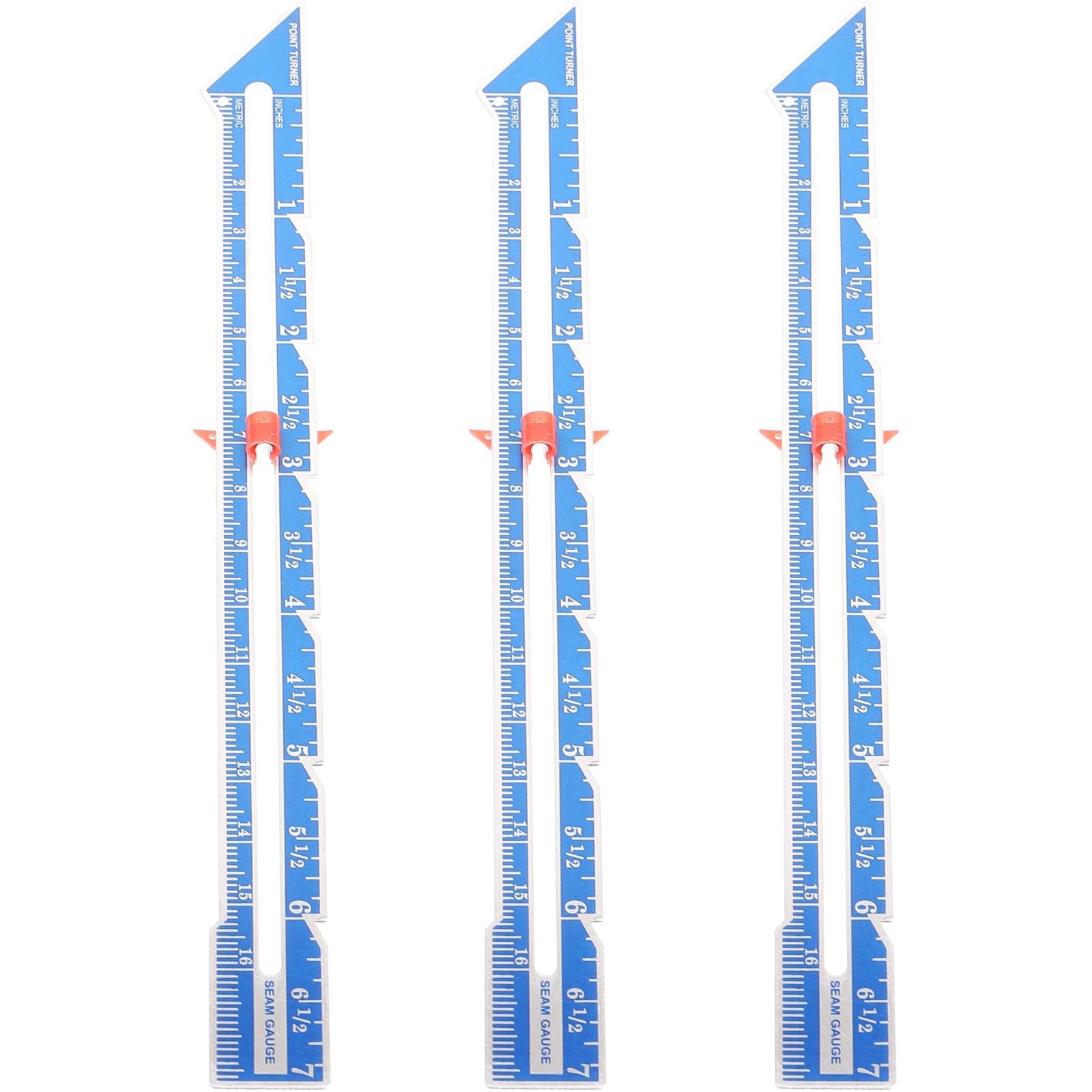 3 ชิ้น ไม้บรรทัดควิลท์อะลูมิเน - Sewing Gauge Ruler บทวิจารณ์และราคา